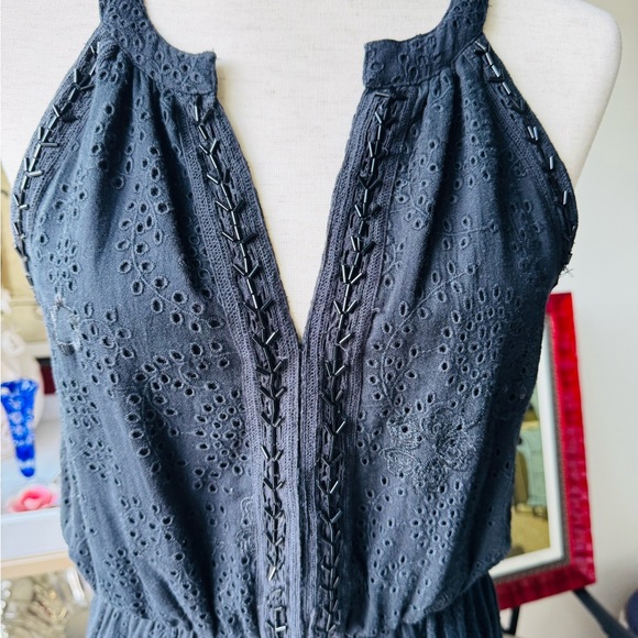 NWT Love Sam Elegant Black Midi Dress - Picture 2 of 9